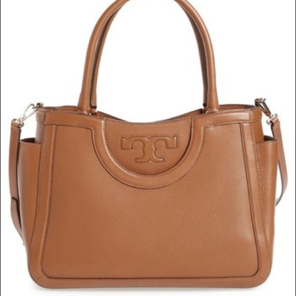 COPY - Tory Burch Brown / Tan Serif T Tote Bag / Satchel Purse